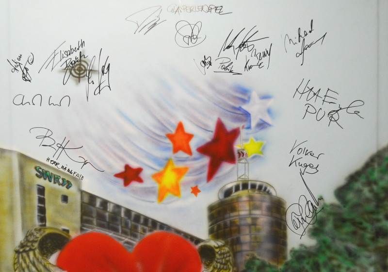 Original Mustang-Motorhaube mit Airbrush