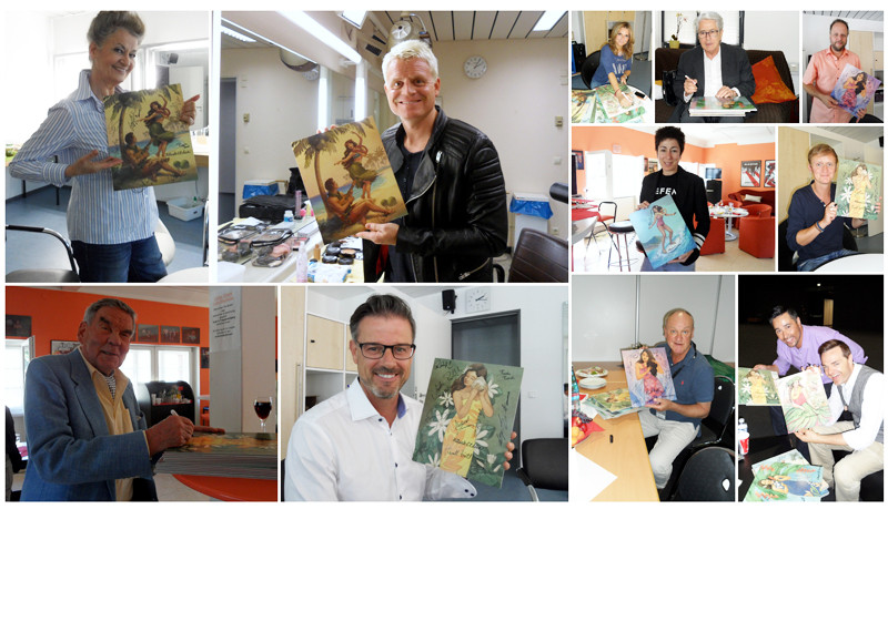  Signierter Kunstdruck 