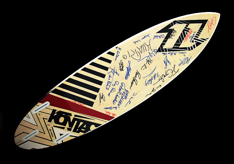  Kiteboard signiert 
