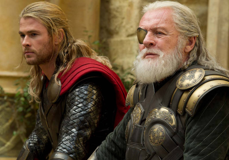 Erleben Sie Altmeister Anthony Hopkins als Odin