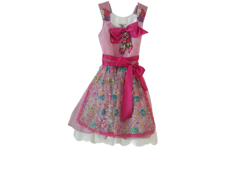 Kinder-Dirndl von Lola Paltinger in der Größe 128