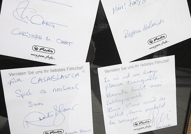 Zitate von Christoph M. Ohrt, Roberto Blanco, Regina Halmich und Rolf Scheider