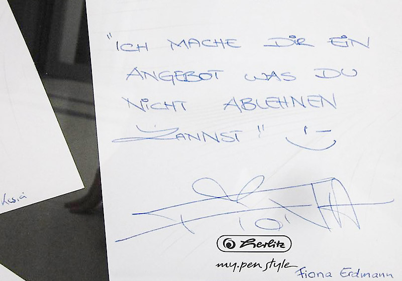 Zitat von Model Fiona Erdmann