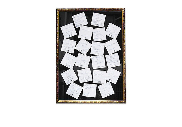 Rahmen mit Filmzitaten von Promis