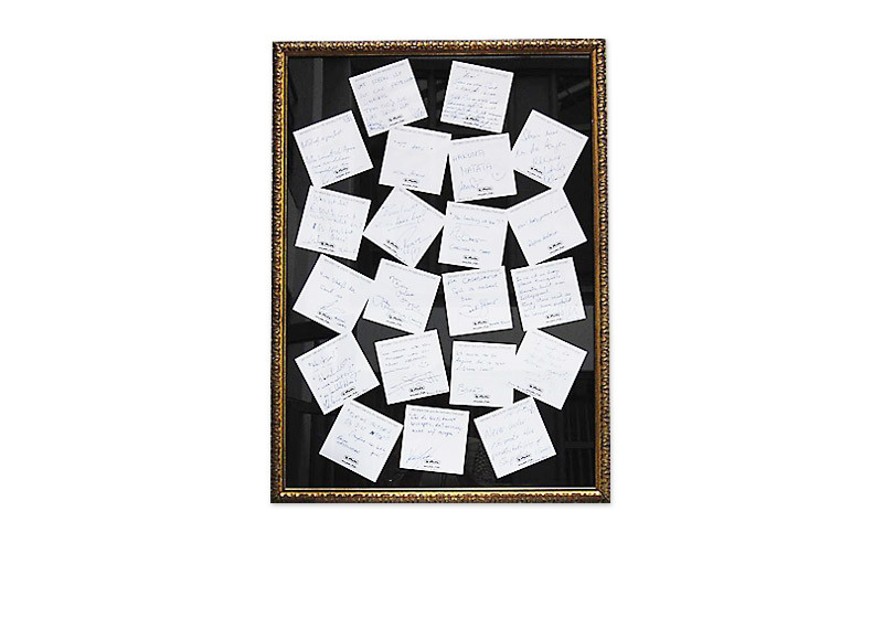 Rahmen mit Filmzitaten von Promis