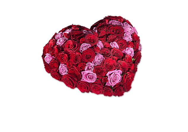  Rosenherz Valentinstag 