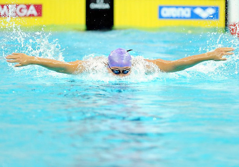  VIP beim Schwimmweltcup 