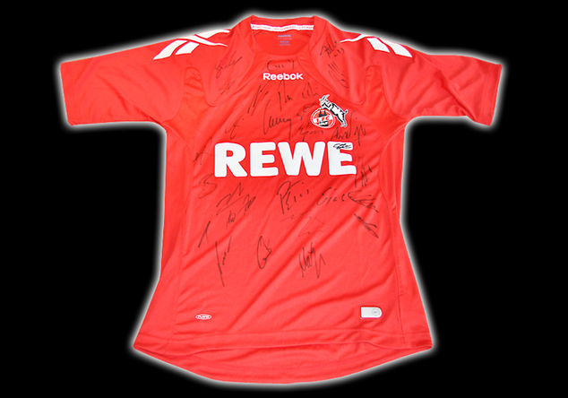  Köln-Trikot signiert 