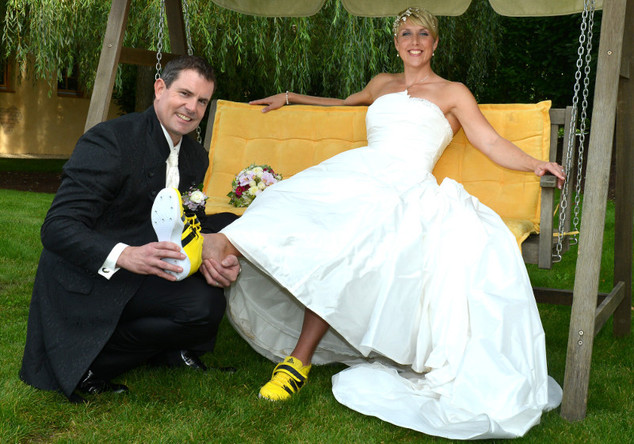 Das Brautkleid von Christina Obergföll