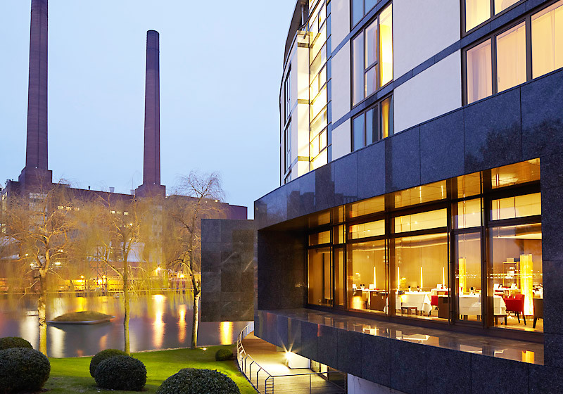 Das Gourmetrestaurants „Aqua“ in Wolfsburg