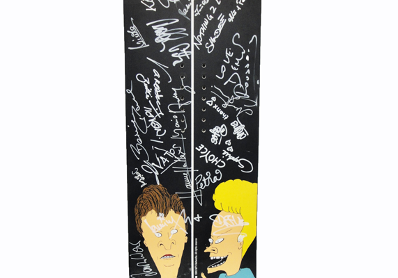 Das Snowboard der Stars