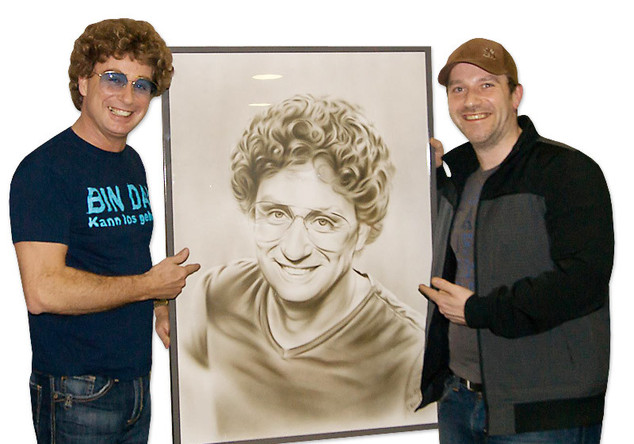 Digitales Repro von Lieblings-Comedian Atze Schröder