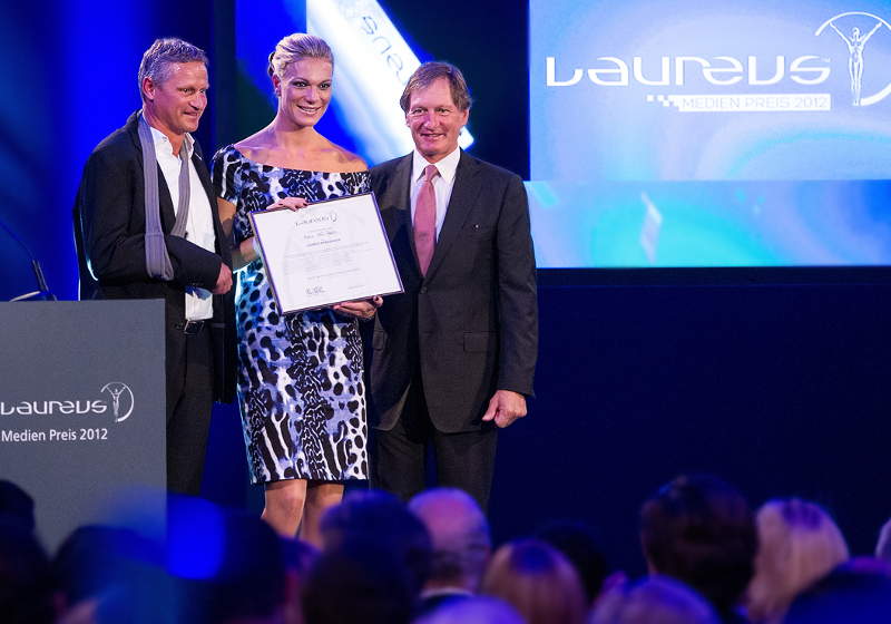 VIP-Gast beim Laureus Medien Preis 2013