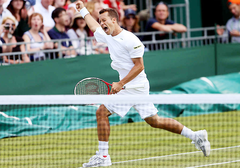 Tennis-Hoffnung Kohlschreiber ist ein gern gesehener Gast auf dem grünen Rasen