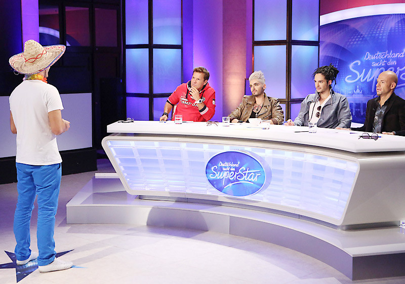 DSDS Jury mit Poptitan Dieter Bohlen und Mateo