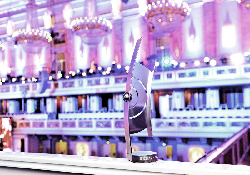 Auf diese Trophäe freuen sich die Künstler