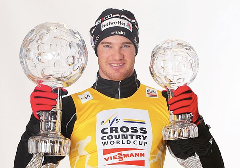 Vom Doppel-Olympiasieger: Gelbes Trikot von Dario Cologna