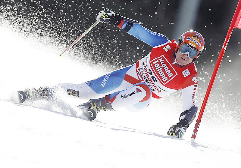 Didier Cuche beim Charity-Skirennen bei der Ski-WM in Schladming