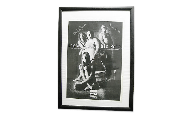  PETA-Plakat von Dirk Bach 