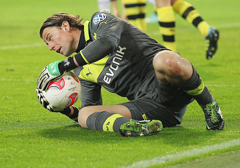 Roman Weidenfeller beim Einsatz in der Champions League 2013