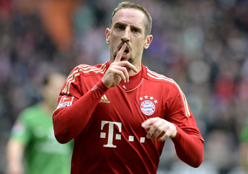  Trikot von Ribery 