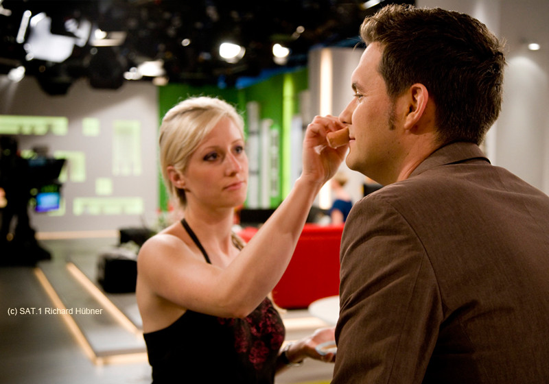  Backstage bei Sat. 1 