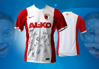  Augsburg-Trikot signiert 