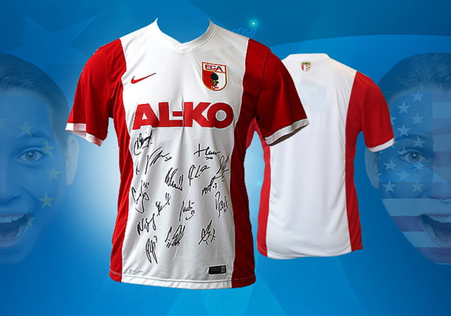  Augsburg-Trikot signiert 