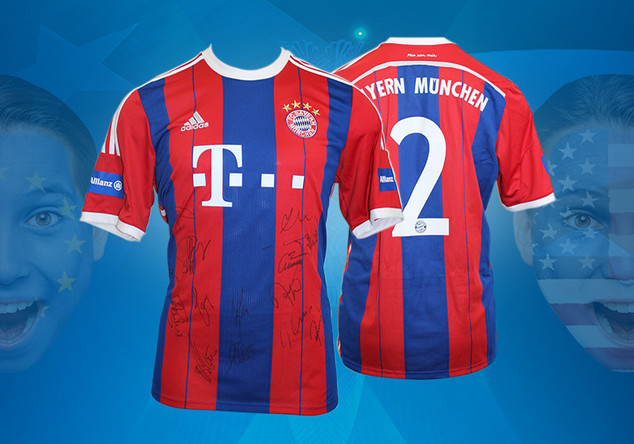  Bayern-Trikot signiert 