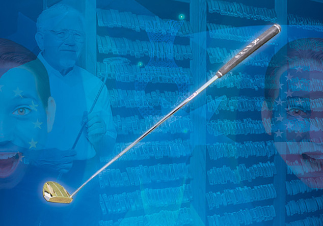  Vergoldeter Ping Putter 