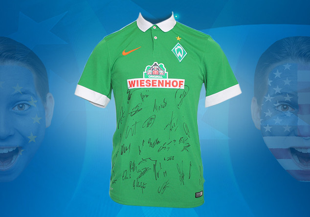  Werder-Trikot signiert 