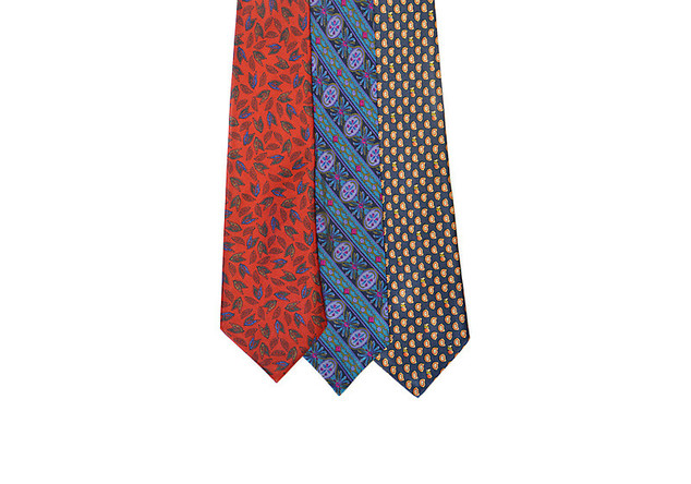 Drei Krawatten von Schauspieler Blacky Fuchsberger