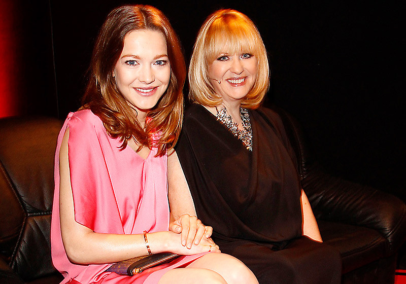 Chef-Redakteurin Patricia Riekel mit Hannah Herzsprung