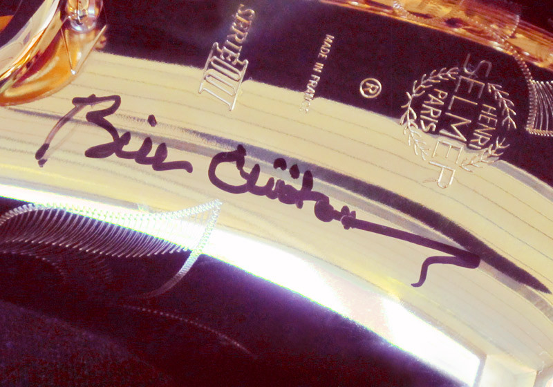 Die Unterschrift vom 42. Präsident der Vereinigten Staaten