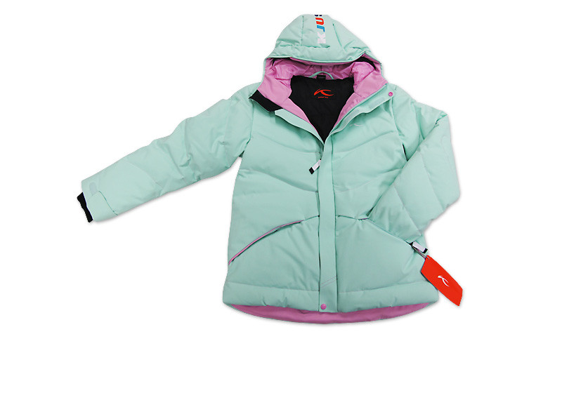 Mintfarbene Kinder-Skijacke von Kjus