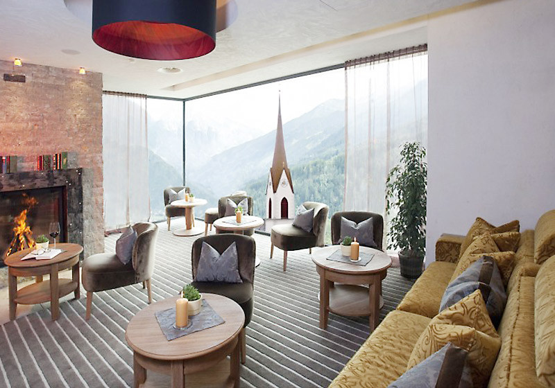 Ausgiebig chillen kann man in der Lounge des STOCK*****resort