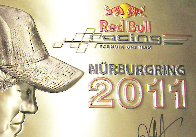  Sebastian Vettel Aluprint 