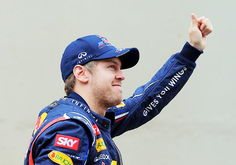  Sebastian Vettel Aluprint 