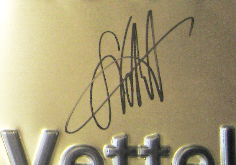  Sebastian Vettel Aluprint 