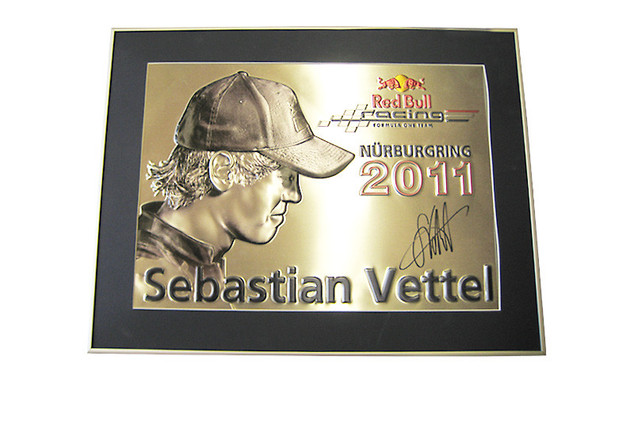  Sebastian Vettel Aluprint 