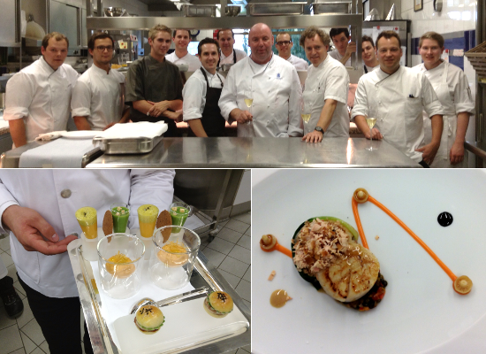 3-Sterne-Event im Restaurant Aqua