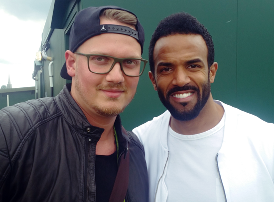 Auch Popstars lassen sich dieses Top-Event nicht entgehen: Unser Bieter trifft Craig David