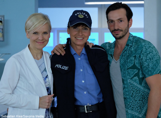 Gaby mit Andrea Kathrin Loewig und Arnel Taci