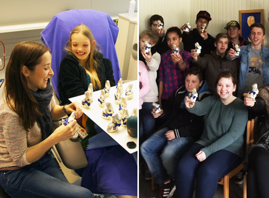 Die kleine Patientin von Herzenswünsche e.V. und die Kinder der Christoph Metzelder Stiftung