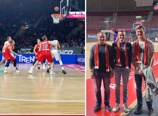 VIP bei FC Bayern Basketball vs BG Göttingen