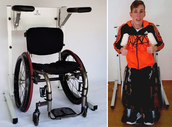 Kevin mit seinem neuen PantsUpEasy