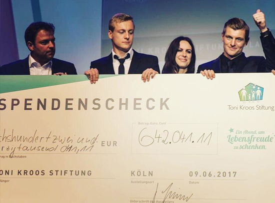 Auch bei der Gala wurde nochmals kräftig gespendet