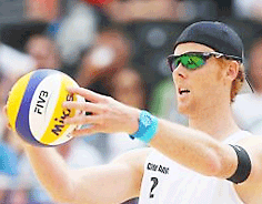 Volleyball-Set von Jonas Reckermann