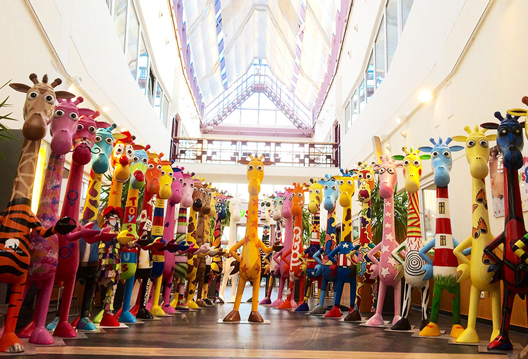 Alle 30 Giraffen der Großstadtsafari Alle 30 Giraffen der Großstadtsafari