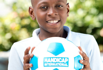 Moïse freut sich über die Unterstützung von Handicap International